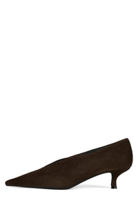 Ida-Mae Dark Brown Suede