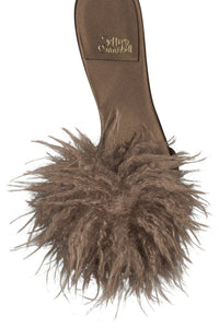 SHOPAHOLIC TAUPE SATIN COMBO