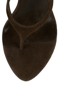 YSABELA COFFEE SUEDE