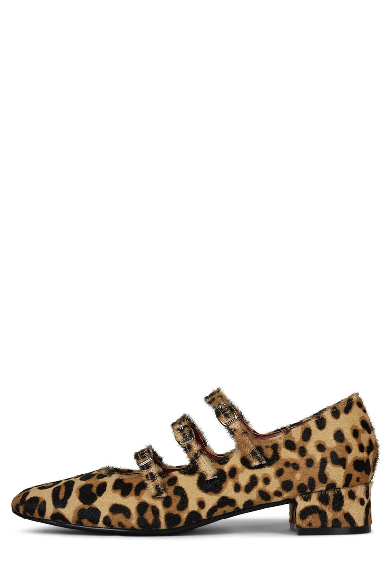 MARCIE-F BLACK BEIGE CHEETAH