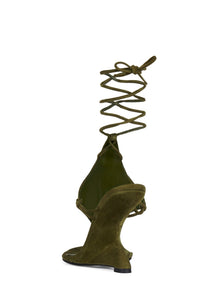 PACHOULI OLIVE SUEDE